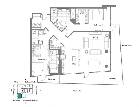 the typical floor plan of a house